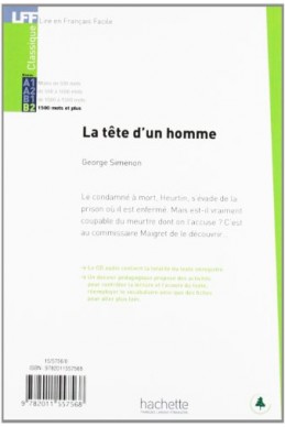 La Tête d'un homme + CD audio MP3 (B2)